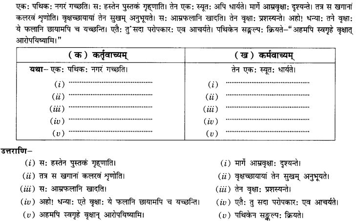 NCERT Solutions for Class 10th Sanskrit Chapter 5 वाच्यम् 3