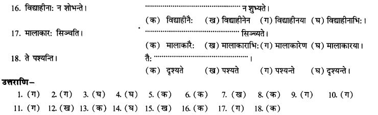 NCERT Solutions for Class 10th Sanskrit Chapter 5 वाच्यम् 31