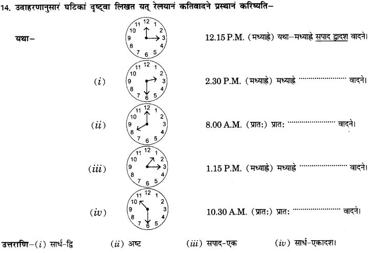 NCERT Solutions for Class 10th Sanskrit Chapter 6 Kaha Samayaha 19