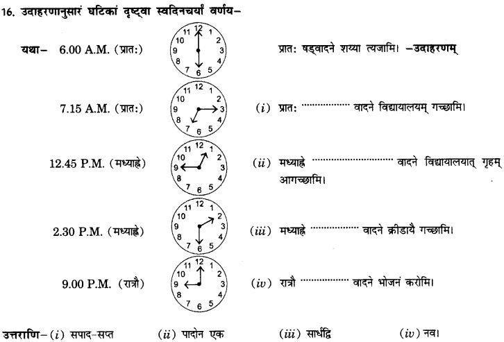 NCERT Solutions for Class 10th Sanskrit Chapter 6 Kaha Samayaha 21