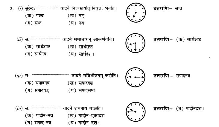 NCERT Solutions for Class 10th Sanskrit Chapter 6 Kaha Samayaha 26