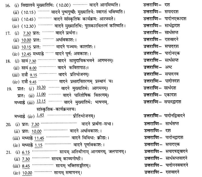 NCERT Solutions for Class 10th Sanskrit Chapter 6 Kaha Samayaha 33