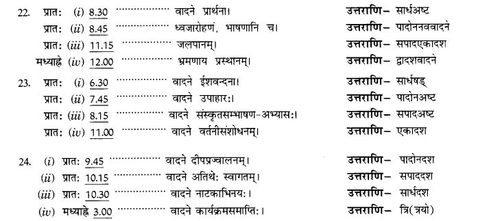 NCERT Solutions for Class 10th Sanskrit Chapter 6 Kaha Samayaha 34