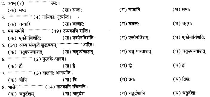 NCERT Solutions for Class 10th Sanskrit Chapter 7 Sadakhya 12