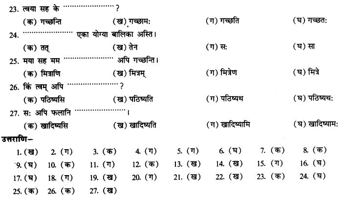 NCERT Solutions for Class 10th Sanskrit Chapter 8 Vachana Lingam Purusha Lakaara Dusya Samsheedhanam 23