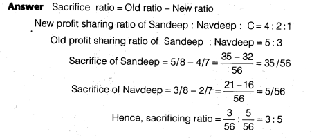 NCERT Solutions for Class 12 Accountancy Chapter 3 Reconstitution of a Partnership Firm – Admission of a Partner Q11