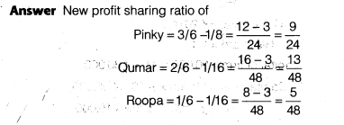 NCERT Solutions for Class 12 Accountancy Chapter 3 Reconstitution of a Partnership Firm – Admission of a Partner Q32
