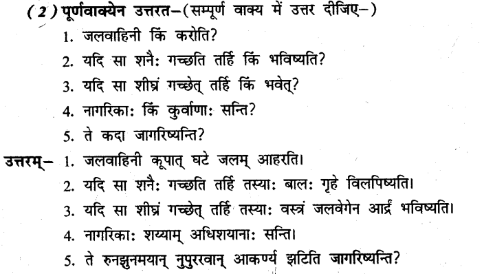 NCERT Solutions for Class 8th Sanskrit Chapter 7 जलवाहिनी 7