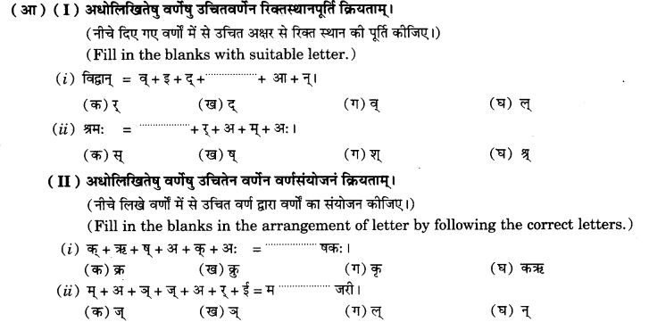 NCERT Solutions for Class 9th Sanskrit Chapter 1 संस्कृतवर्णमाला उच्चारणस्थानानि च 16