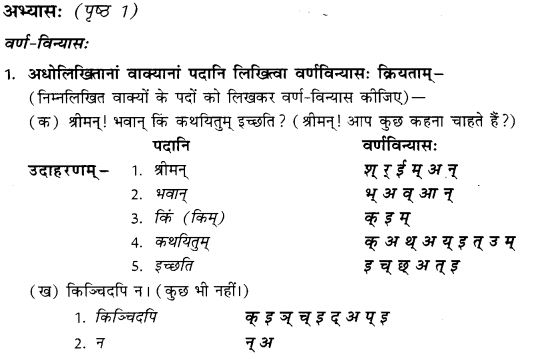 NCERT Solutions for Class 9th Sanskrit Chapter 1 संस्कृतवर्णमाला उच्चारणस्थानानि च 2