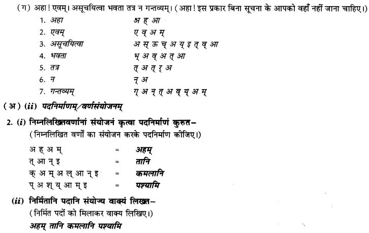 NCERT Solutions for Class 9th Sanskrit Chapter 1 संस्कृतवर्णमाला उच्चारणस्थानानि च 3