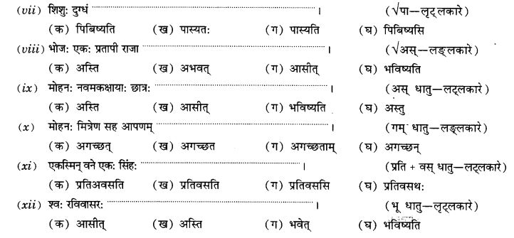 NCERT Solutions for Class 9th Sanskrit Chapter 10 Vidhiliga Lakarah 20