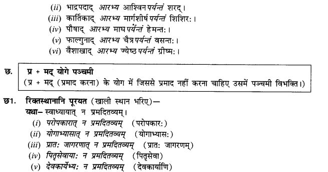 NCERT Solutions for Class 9th Sanskrit Chapter 14 Apadan Karak Prayogah 5