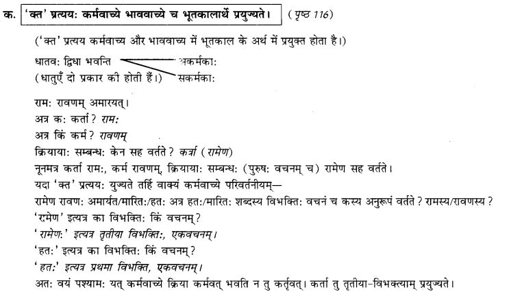 NCERT Solutions for Class 9th Sanskrit Chapter 18 Kt Ktvatu Pratyayoh Prayogah 1