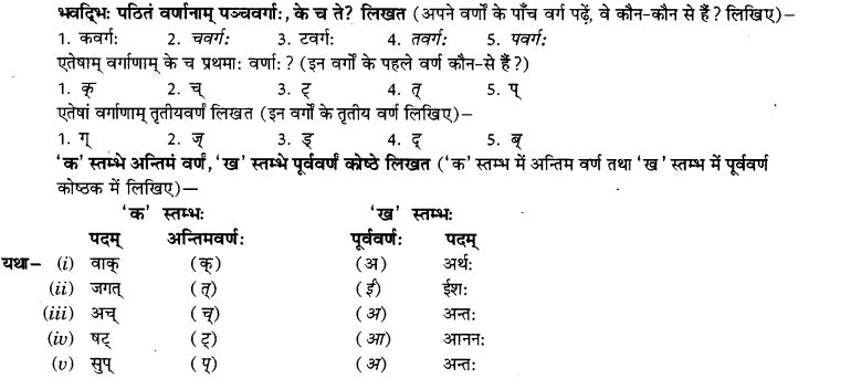 NCERT Solutions for Class 9th Sanskrit Chapter 3 Vyajtrnasandhihi 11