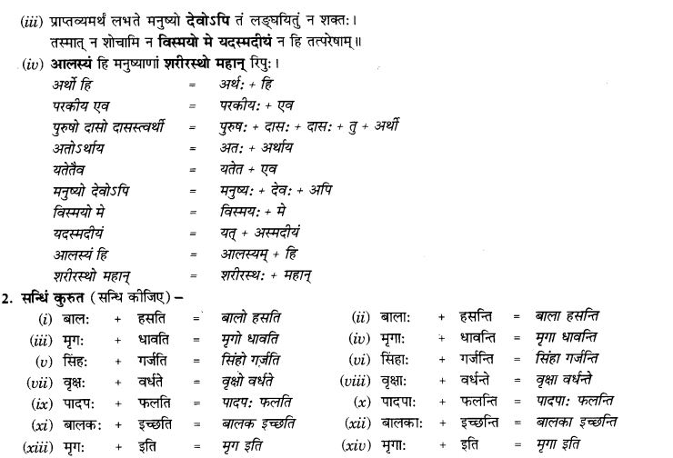 NCERT Solutions for Class 9th Sanskrit Chapter 4 Visargsandhih 12
