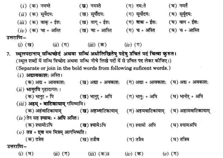 NCERT Solutions for Class 9th Sanskrit Chapter 4 Visargsandhih 20