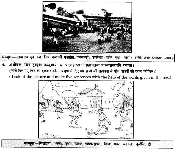 NCERT Solutions for Class 9th Sanskrit Chapter 4 चित्राधारितम् वर्णनम् 19