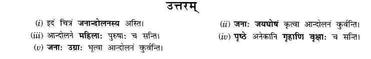 NCERT Solutions for Class 9th Sanskrit Chapter 4 चित्राधारितम् वर्णनम् 2
