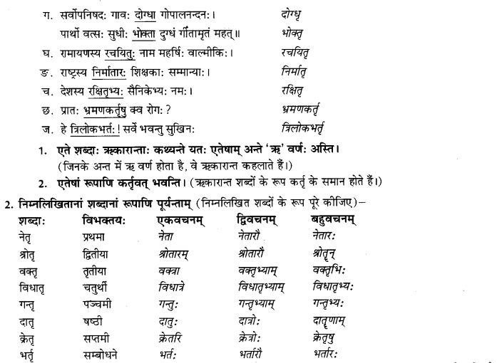 NCERT Solutions for Class 9th Sanskrit Chapter 5 Anathsabdhah, Halanthsabdah, Sarvnamsabdah, Sankhyavachansabdah 28