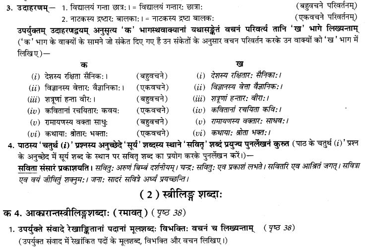 NCERT Solutions for Class 9th Sanskrit Chapter 5 Anathsabdhah, Halanthsabdah, Sarvnamsabdah, Sankhyavachansabdah 29