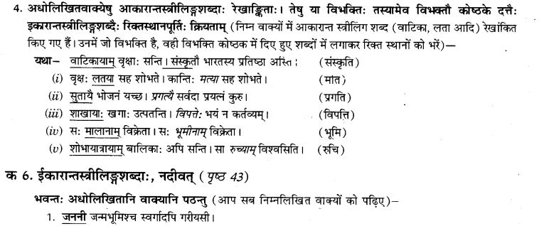NCERT Solutions for Class 9th Sanskrit Chapter 5 Anathsabdhah, Halanthsabdah, Sarvnamsabdah, Sankhyavachansabdah 35