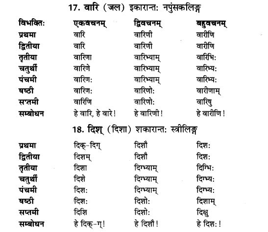 NCERT Solutions for Class 9th Sanskrit Chapter 5 Anathsabdhah, Halanthsabdah, Sarvnamsabdah, Sankhyavachansabdah 8