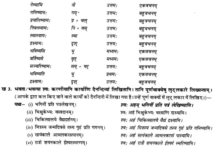 NCERT Solutions for Class 9th Sanskrit Chapter 8 Bhavishatakalah 10