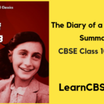 the diary of anne frank summary class 10 chapter wise