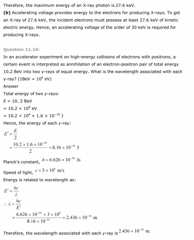 NCERT Solutions For Class 12 Physics Chapter 11 Dual Nature of Radiation and Matter 26