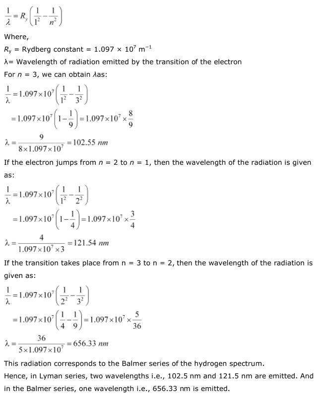NCERT Solutions For Class 12 Physics Chapter 12 Atoms 9