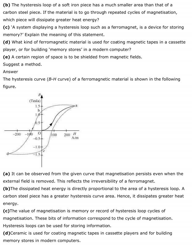 NCERT Solutions For Class 12 Physics Chapter 5 Magnetism and Matter 16