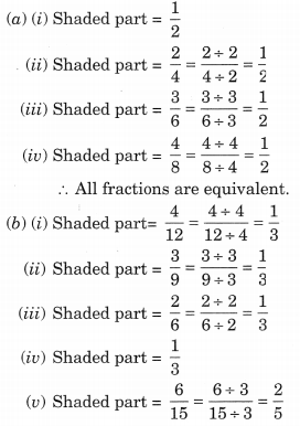 NCERT Solutions for Class 6 Maths Chapter 7 Fractions