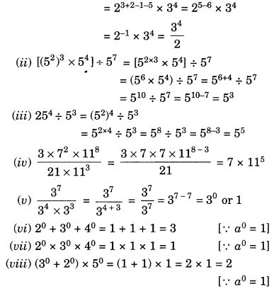 NCERT Solutions for Class 7 Maths Chapter 13 Exponents and Powers Ex 13.2 3