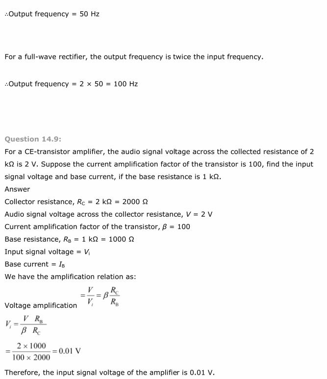 NCERT Solutions For Class 12 Physics Chapter 14 Semiconductors 4