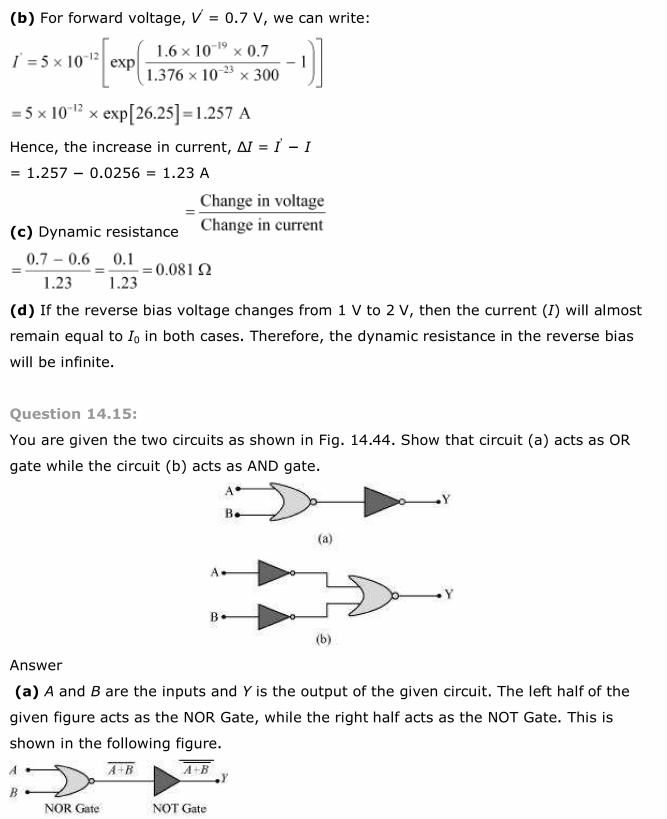 NCERT Solutions For Class 12 Physics Chapter 14 Semiconductors 9