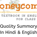 Quality Summary Class 7 English