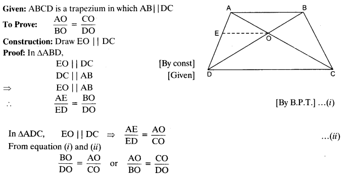 triangles class 10 ncert solutions
