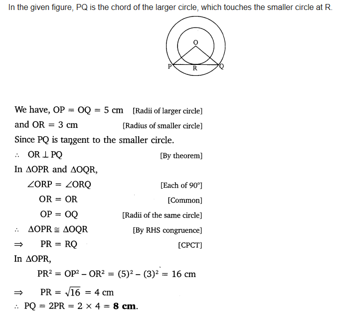 Circles Class 10 NCERT Solutions Ex 10.2 PDF Q7