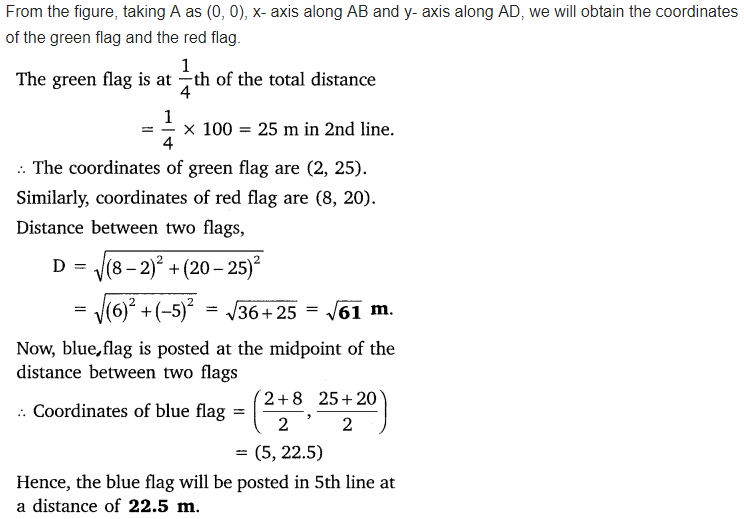 Coordinate Geometry Class 10 Maths NCERT Solutions Ex 7.2 Q3