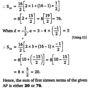 NCERT Solutions for Class 10 Maths Chapter 5 Arithmetic Progressions Ex 5.4