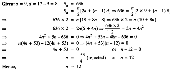 Exercise 5.3 Class 10 Maths NCERT Solutions Arithmetic Progression Q4