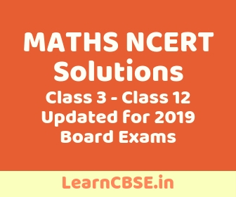 Maths NCERT Solutions