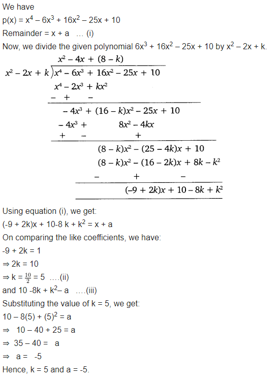 Polynomials Ex 2.4 Class 10 Maths NCERT Solutions Q4