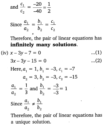 G 1 Coaching Class 3rd Chapter Pair Of Linear Equation In Two Variable