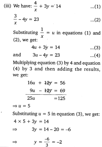 NCERT Solutions for Class 10 Maths Chapter 3 Pdf Pair Of Linear Equations In Two Variables Ex 3.6 Q1.3