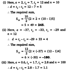 NCERT Solutions for Class 10 Maths Chapter 5 Arithmetic Progressions Ex 5.3