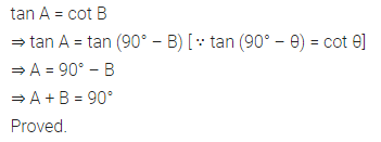 NCERT Solutions for Class 10 Maths Chapter 8 Trigonometry Exercise 8.3 PDF Q4