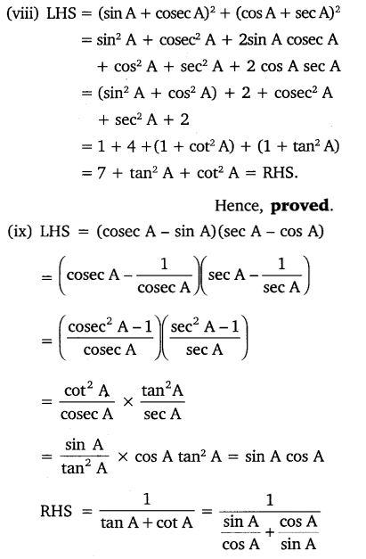 NCERT Solutions for Class 10 Maths Chapter 8 Trigonometry Exercise 8.4 Q5.6