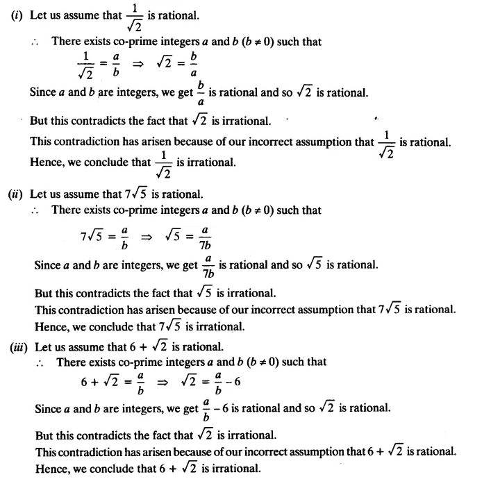NCERT Solutions for Class 10 Maths Chapter 1 Real Numbers Ex 1.3
